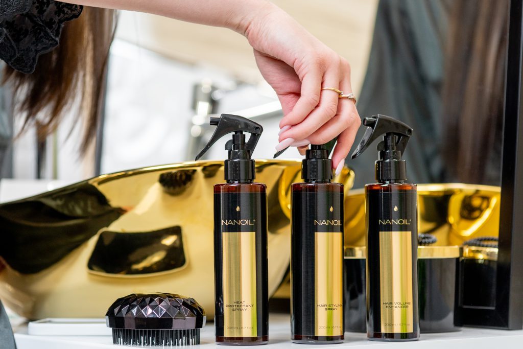 hair styling spray nanoil