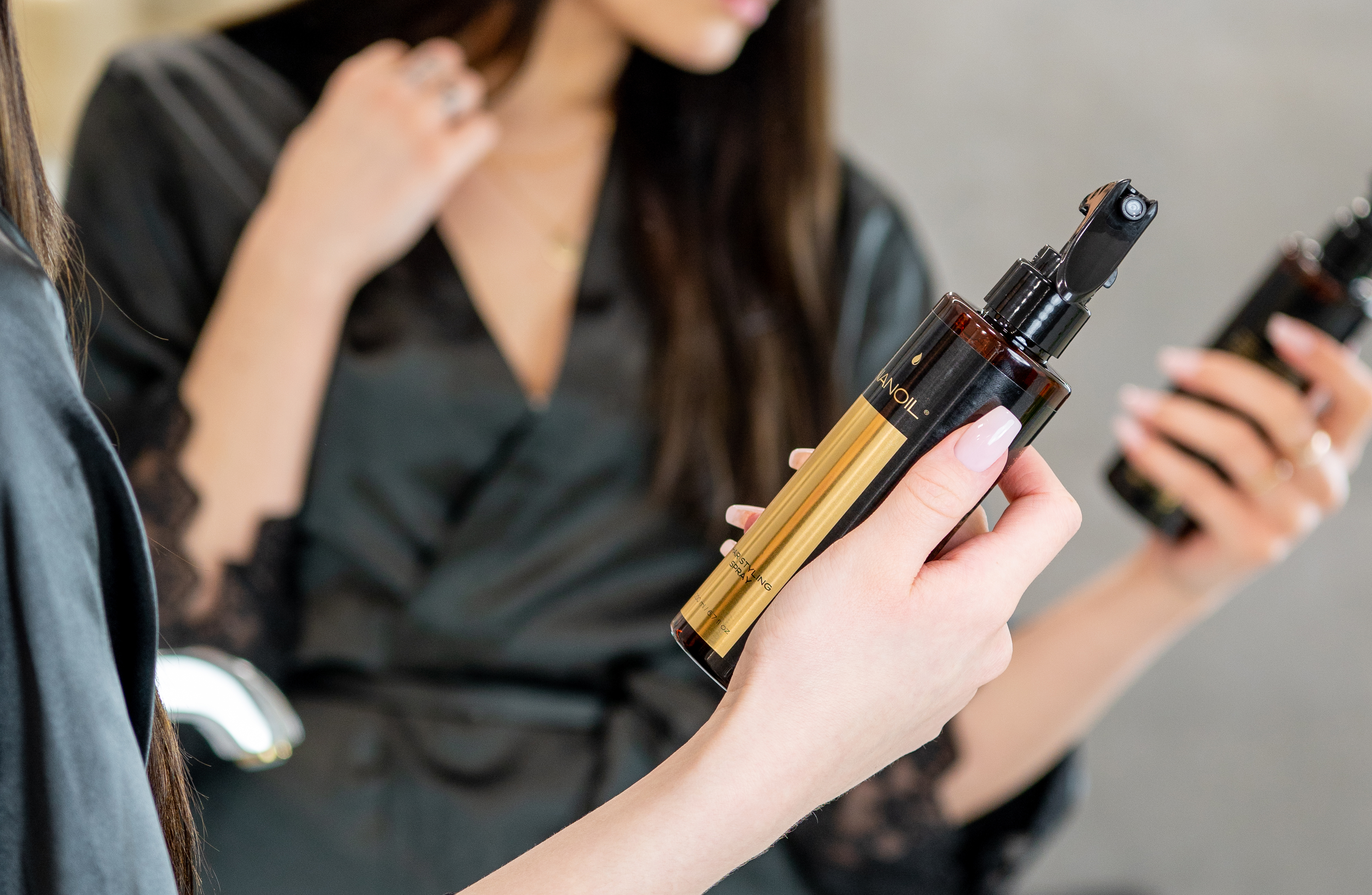 nanoil hair styling spray